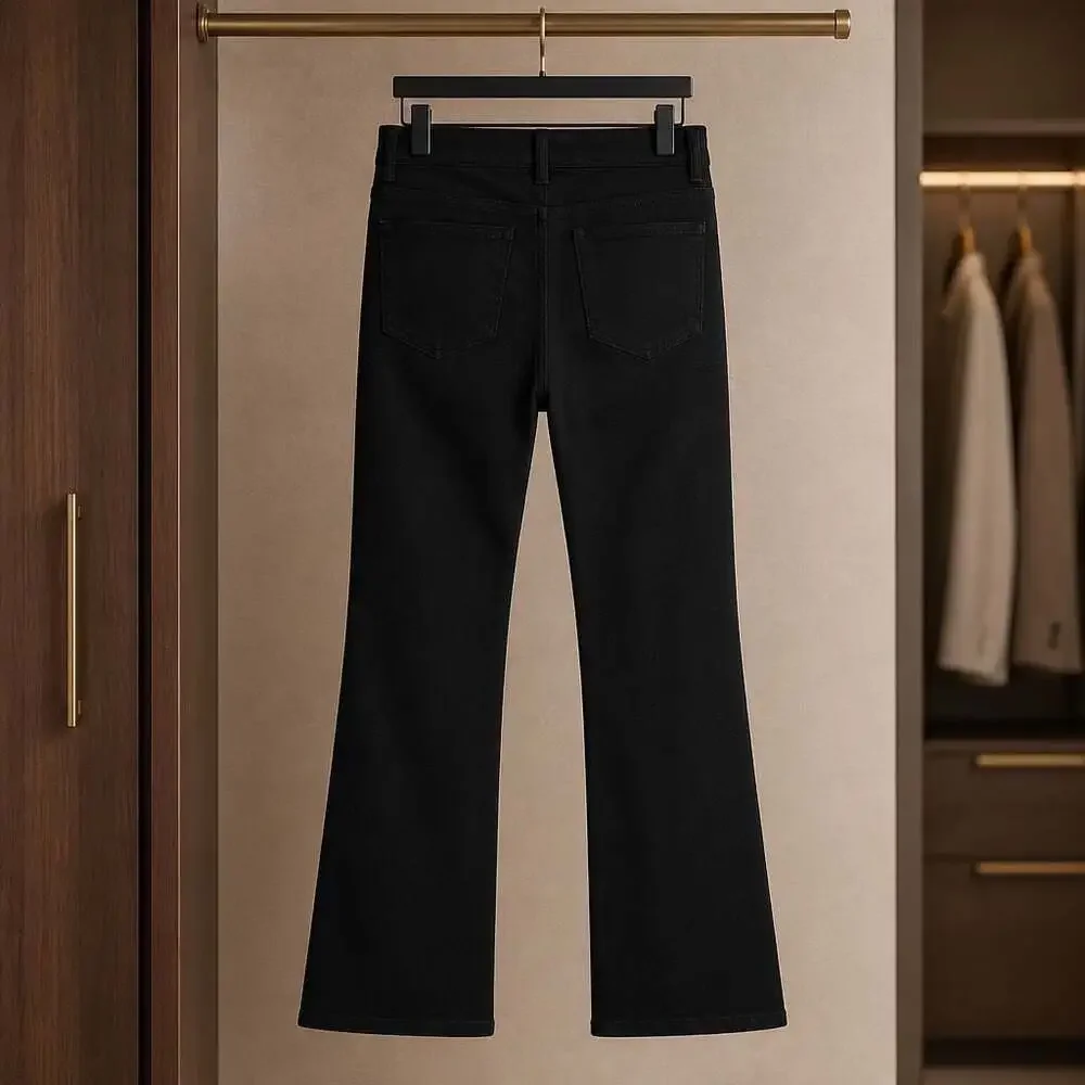 Apt. 9 Women's High-Rise Black Bootcut Jeans #B63